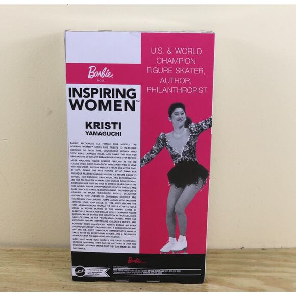 New Barbie Inspiring Women Kristi Yamaguchi Doll Collector Edition - Picture 2 of 6